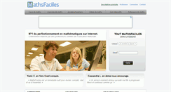 Desktop Screenshot of mathsfaciles.com
